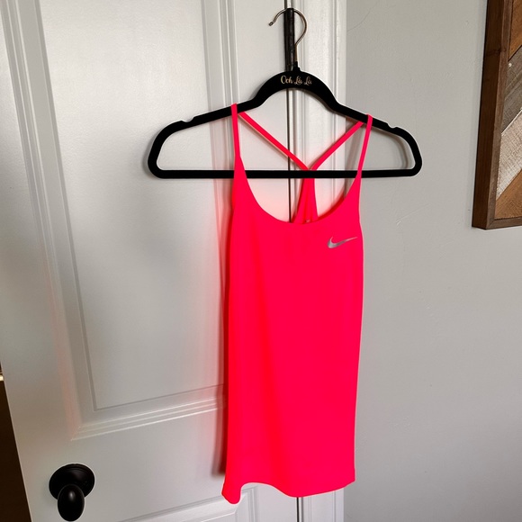 Nike neon pink tank - Picture 1 of 4